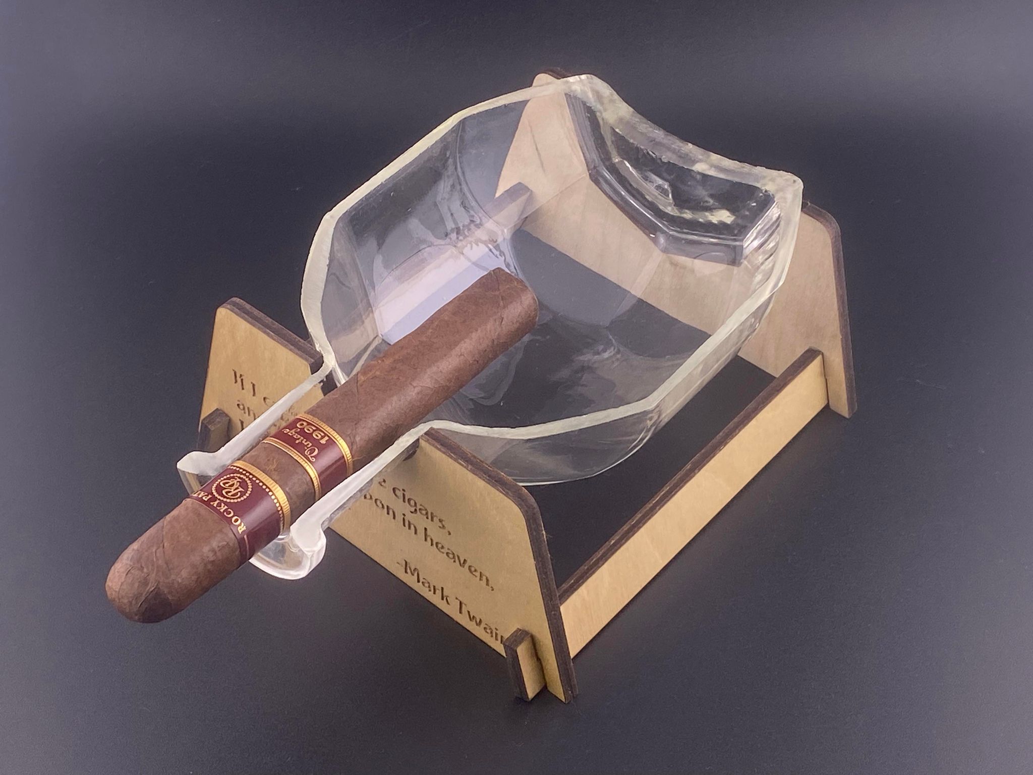 The Single | Handmade Metal Cigar Ashtray | Perfect Gift offers for Yourself or Someone Special | A Unique and Cool Ashtray