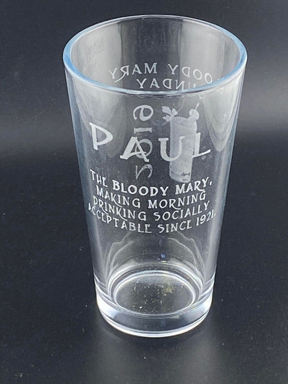 Engraved Beer Glasses