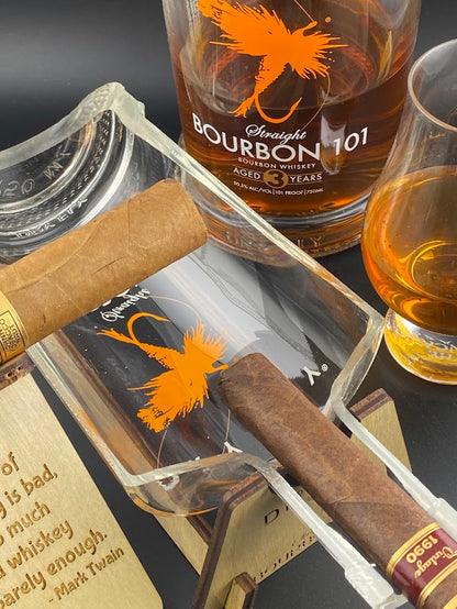 Bourbon Bottle Cigar Ashtrays