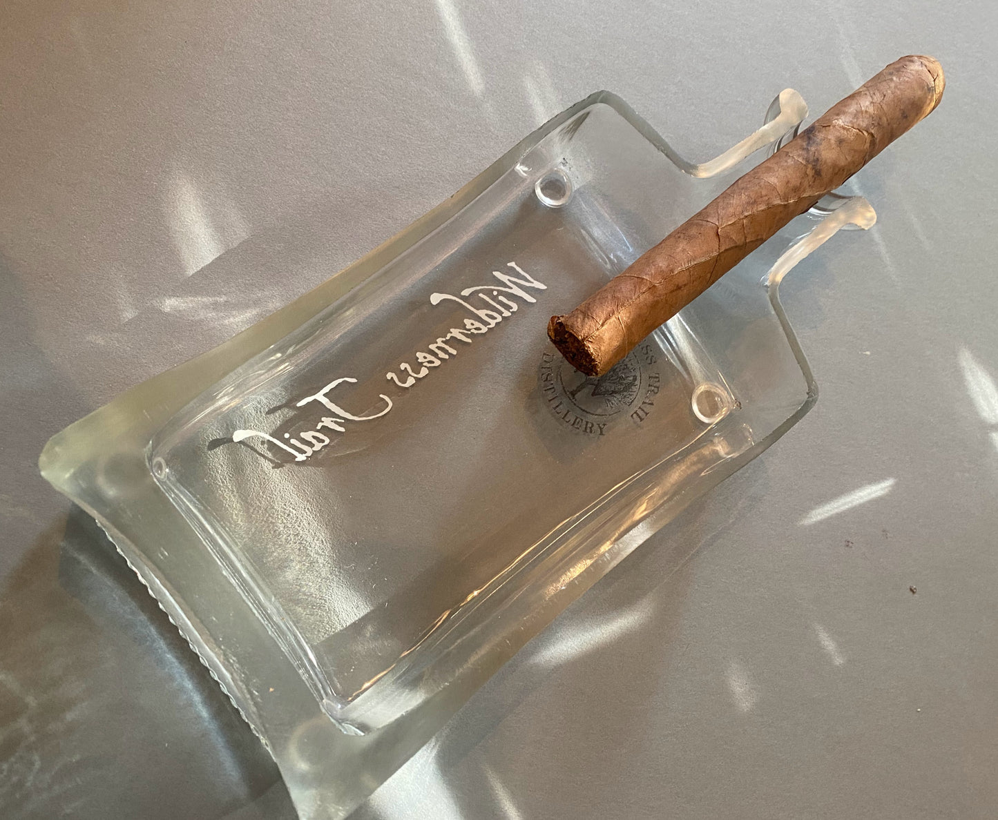 Bourbon Bottle Cigar Ashtrays