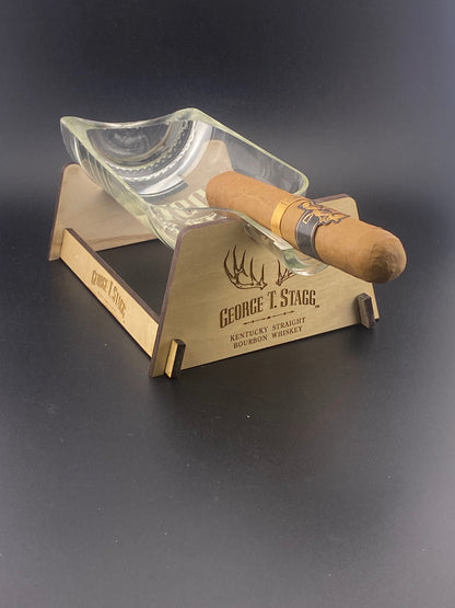 Bourbon Bottle Cigar Ashtrays