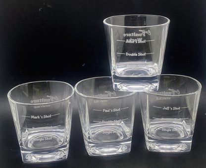 Engraved Rocks Glass