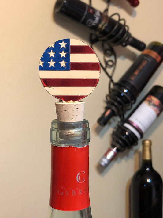 Flag Wine Stopper